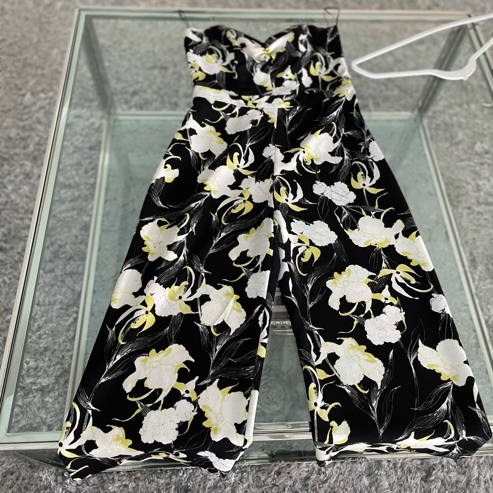 Adorable strapless Gaucho one piece romper!